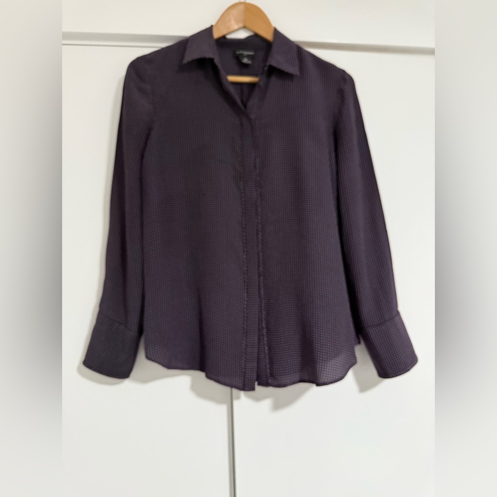 Club Monaco Silk Polka Dot Women's Shirt